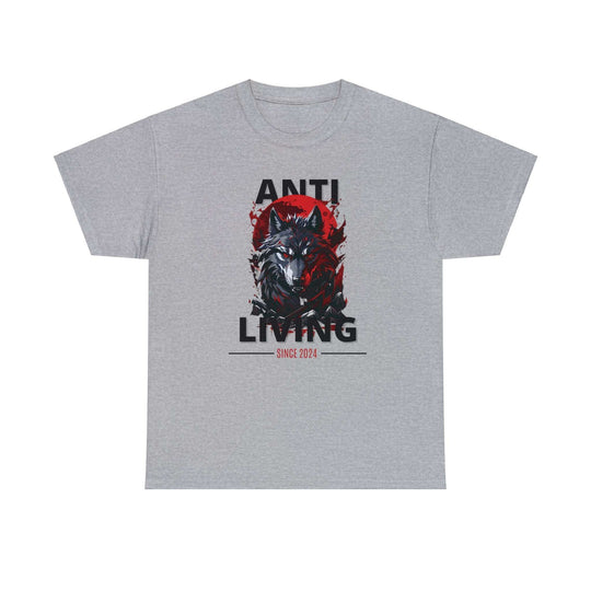 Anti-Living Wolf T-shirt - Dark Rebel Attire