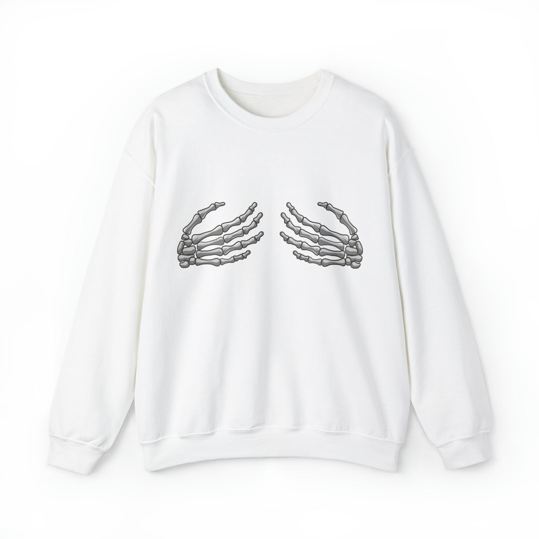 Skeleton Hands Unisex Heavy Blend™ Crewneck Sweatshirt - Wave Fusions