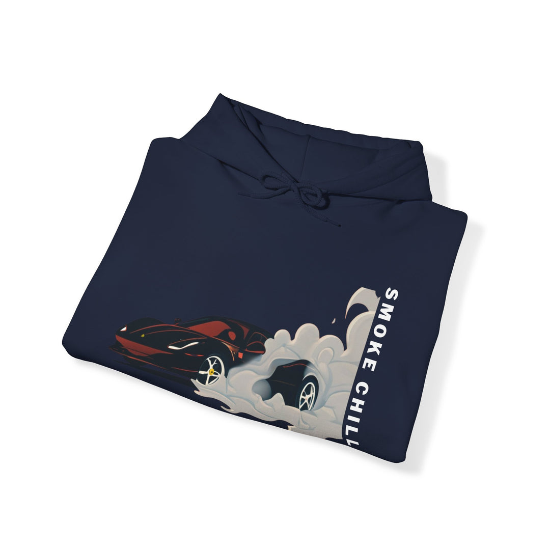 Smoke Chills Sports Car Hoodie - Modern Car Edition