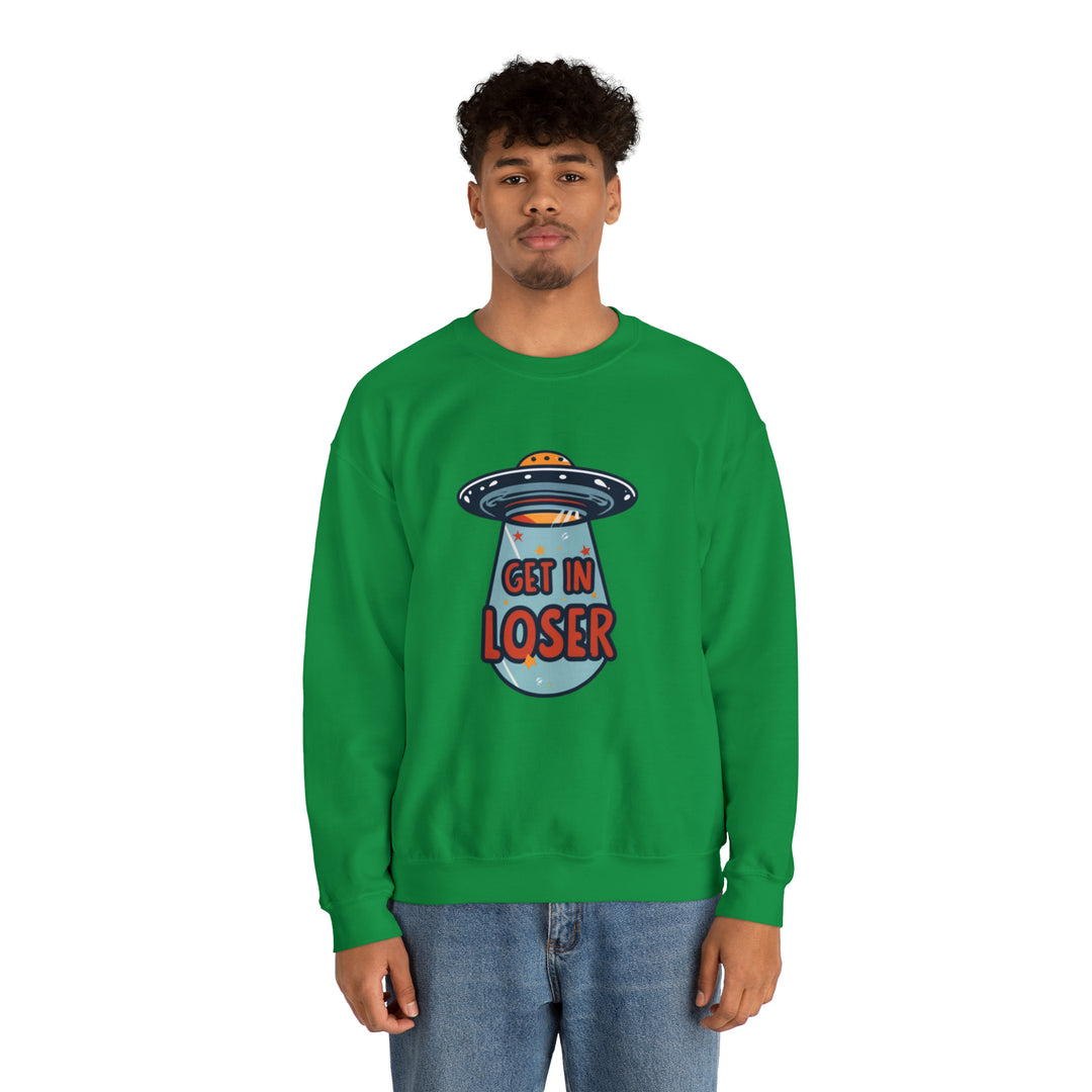 Get In Loser Unisex Heavy Blend™ Crewneck Sweatshirt - Wave Fusions