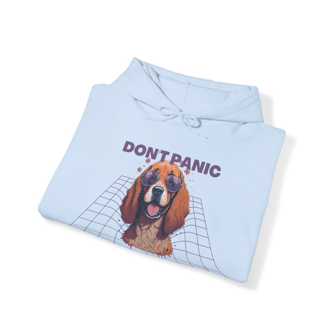 Don't Panic Just Follow The Flow Dog  Hoodie - Chill Wear