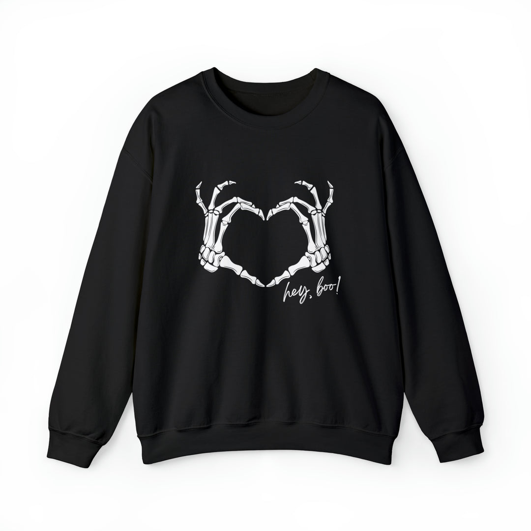 Hey Boo Unisex Heavy Blend™ Crewneck Sweatshirt - Wave Fusions