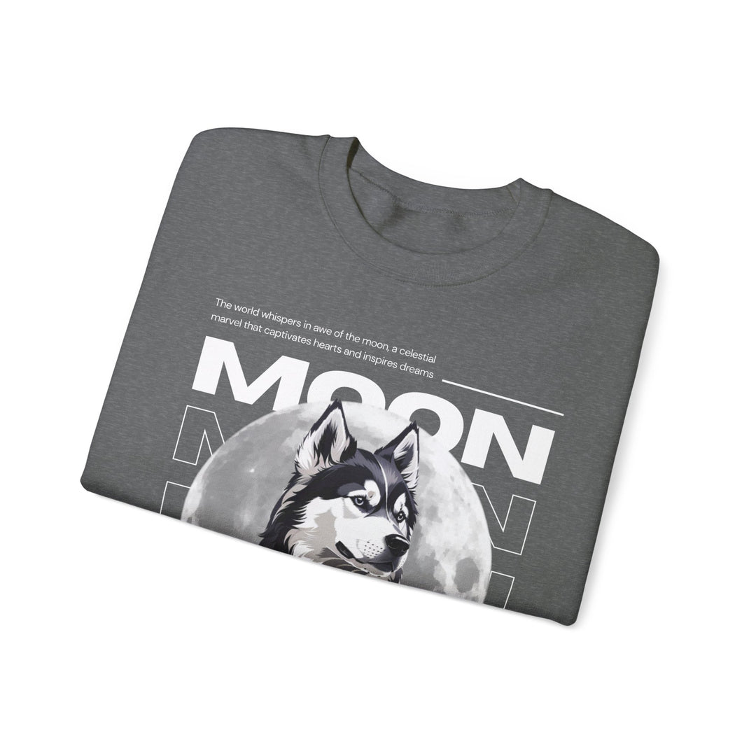 Full Moon Wolf Whisper Sweatshirt - Guiding Light of the Night