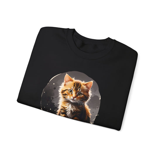 Lunar Kitten Sweatshirt - Moonglow Cat