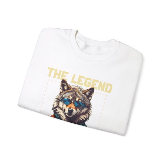 The Legend Wolf Sweatshirt - Wolf in Shades