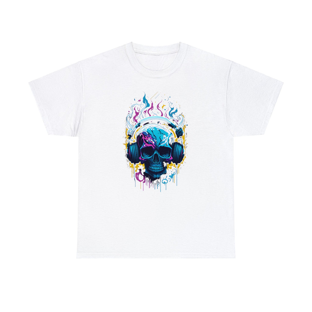 Rocking Skull Unisex Heavy Cotton Tee - Wave Fusions