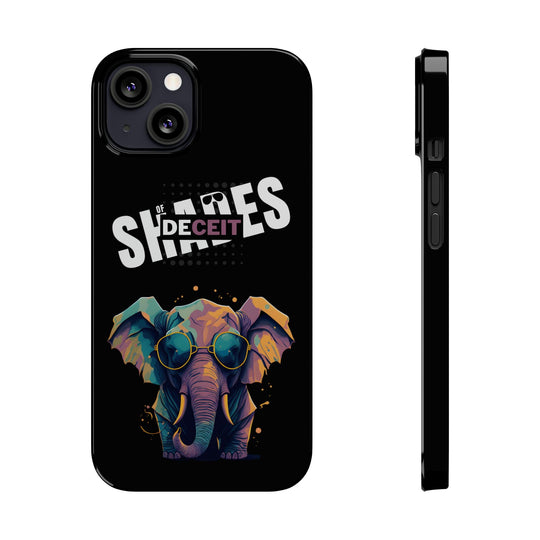 Cool Elephant Slim Phone Cases - Wave Fusions