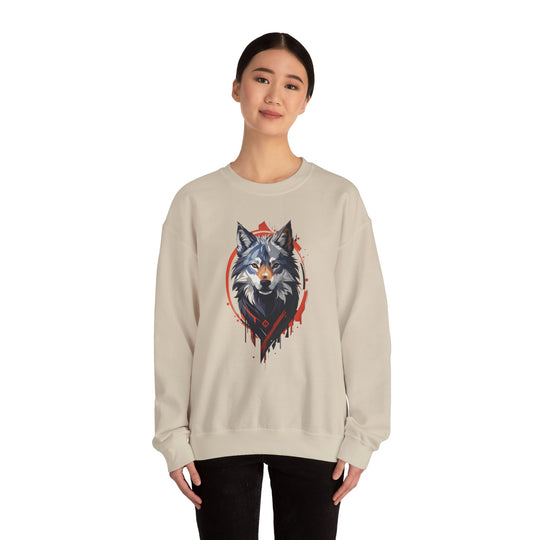 Alpha Wolf Crest Sweatshirt - Wilderness Royalty