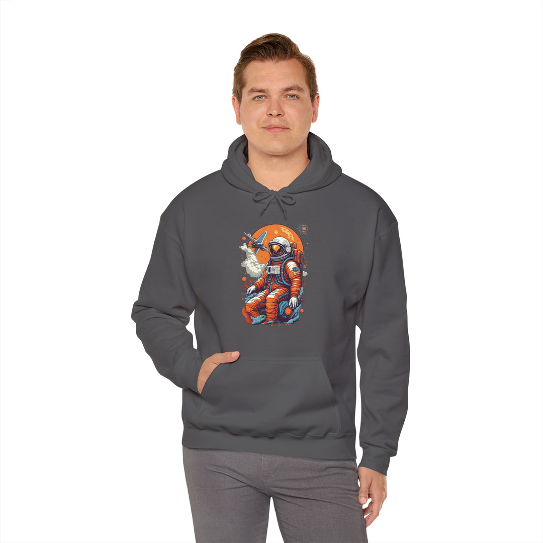 Retro Astronaut Unisex Hoodie - Wave Fusions