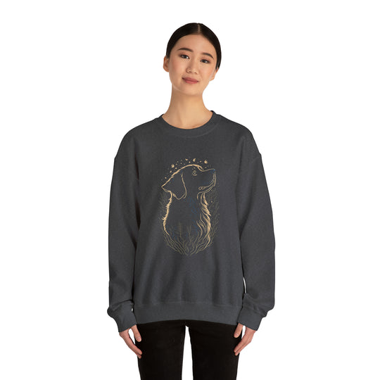 Dog Unisex Heavy Blend™ Crewneck Sweatshirt - Wave Fusions