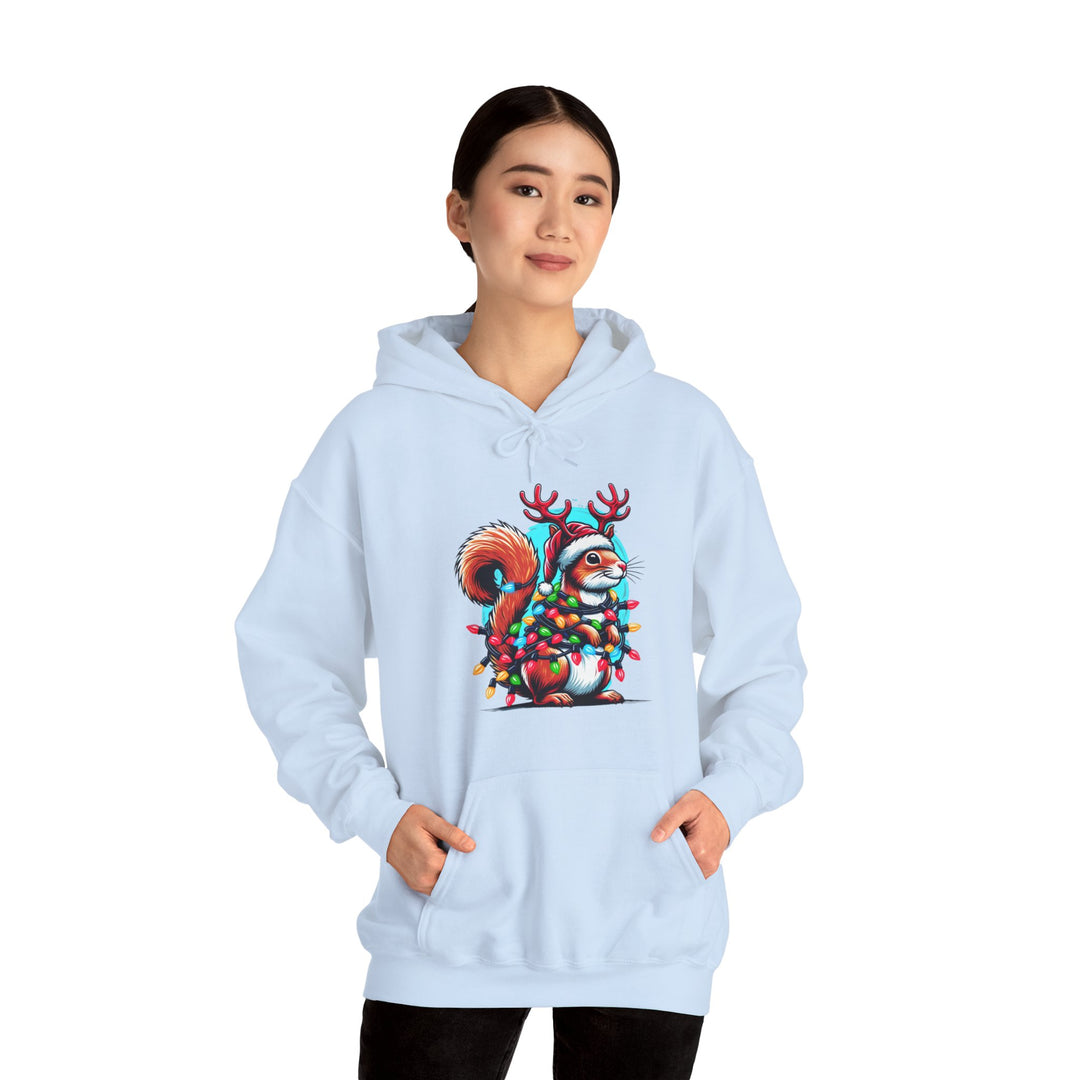 Christmas Squirrel Unisex Hoodie - Wave Fusions