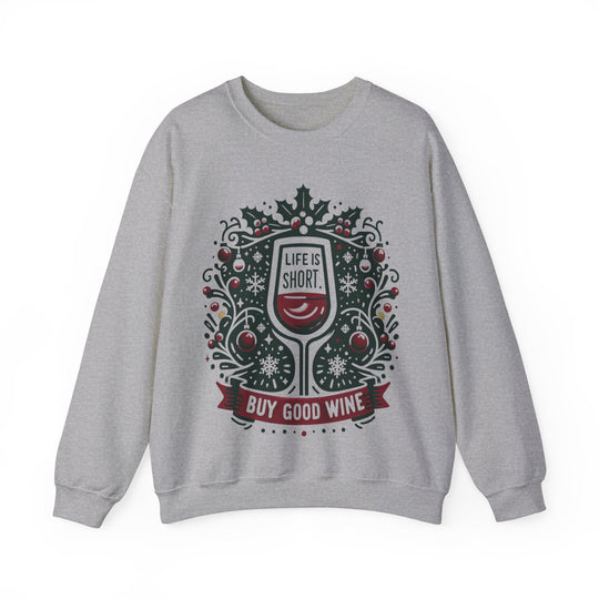 Buy Good Wine Unisex Sweatshirt - Wave Fusions