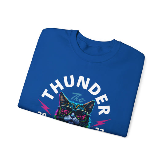 Thunder Studio Cat Sweatshirt - DJ Cat Vibe