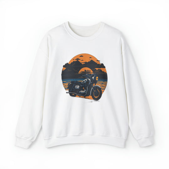 Vintage Bike Unisex Heavy Blend™ Crewneck Sweatshirt - Wave Fusions