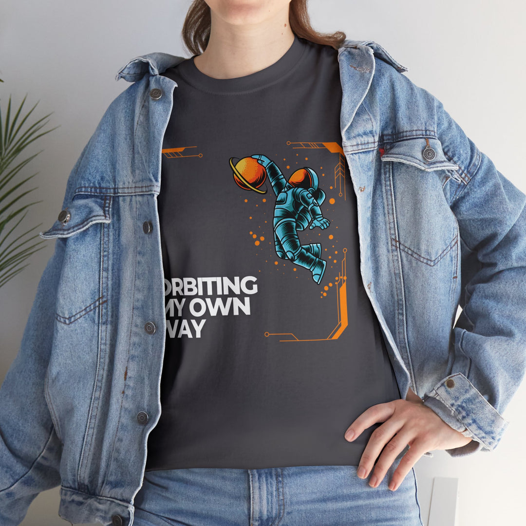 Orbiting My Own Way T Shirt - Wave Fusions