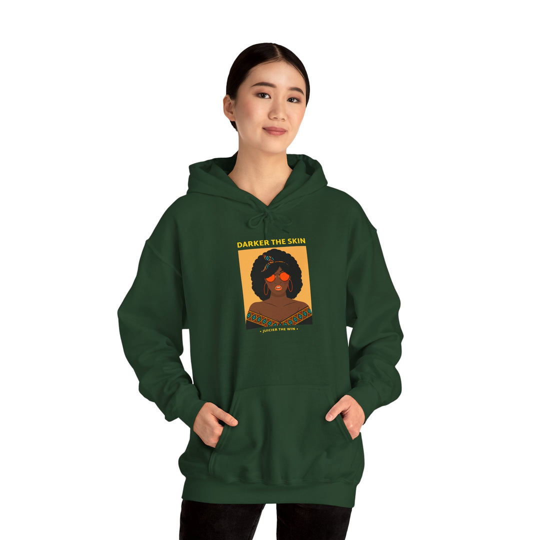 Darker the Skin Graphic Art Hoodie