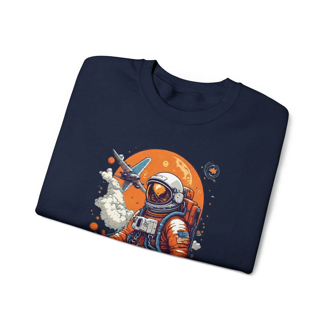 Retro Astronaut Unisex Sweatshirt - Wave Fusions