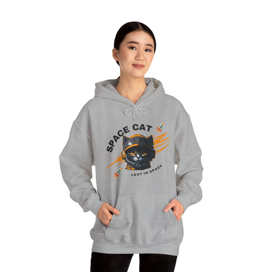 Space Cat Astronaut Hoodie - Lost In Space