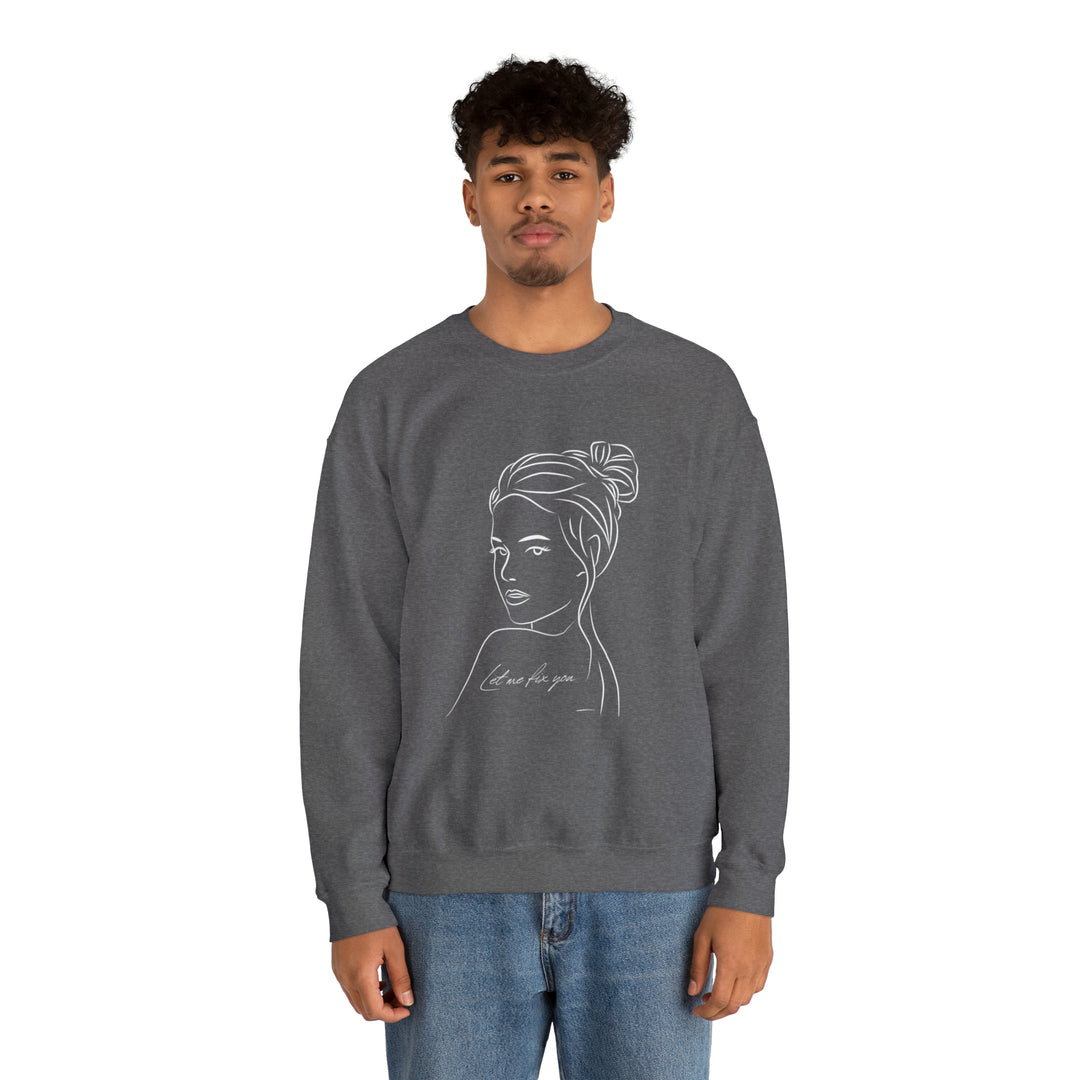 Let Me Fix You Unisex Heavy Blend™ Crewneck Sweatshirt - Wave Fusions