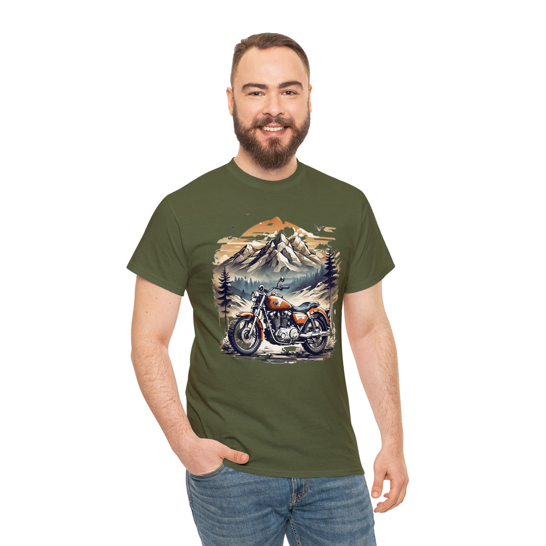 Highland Motorbike Unisex T Shirt - Wave Fusions