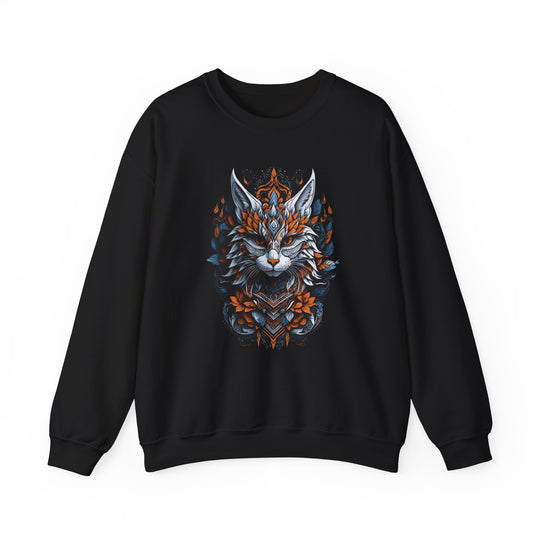 Tribal Majesty Cat Spirit Sweatshirt - Ancient Spirit Series