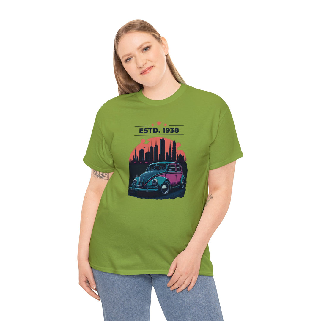 ESTD 1938 Vintage Beetle T-Shirt - Vintage City Fashion