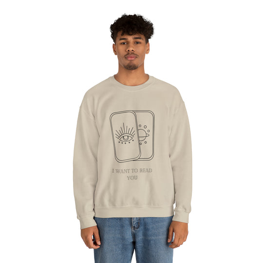 I Want To Read You Unisex Heavy Blend™ Crewneck Sweatshirt - Wave Fusions