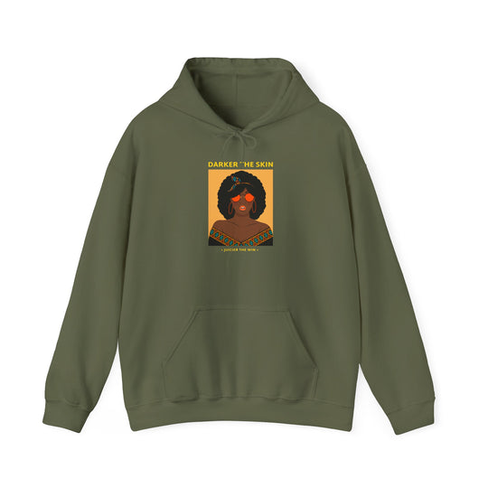 Darker the Skin Graphic Art Hoodie