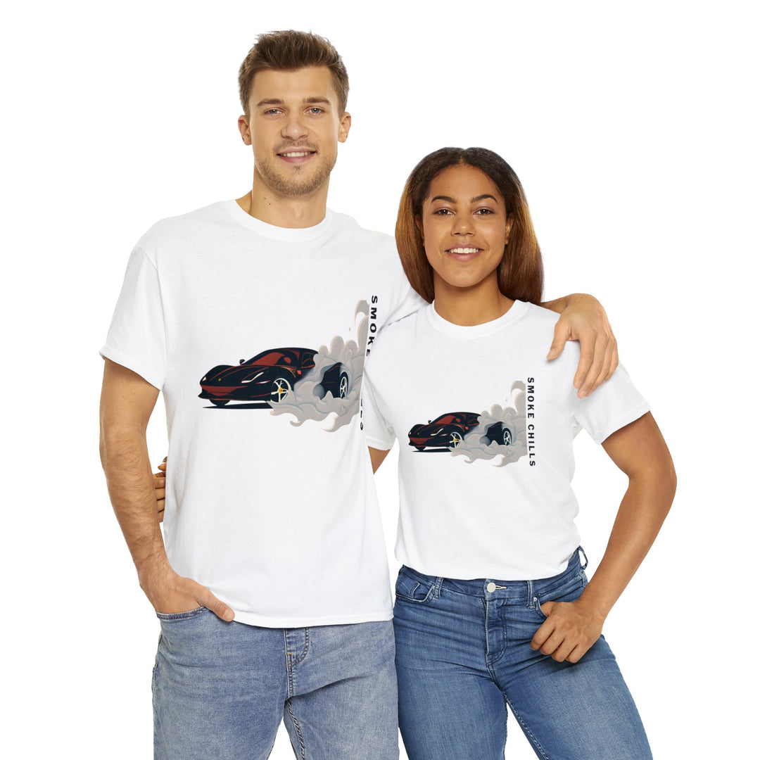 Smoke Chills Sports Car T-Shirt - Modern Car Edition