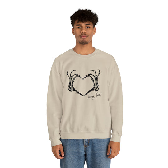 Hey Boo Unisex Heavy Blend™ Crewneck Sweatshirt - Wave Fusions