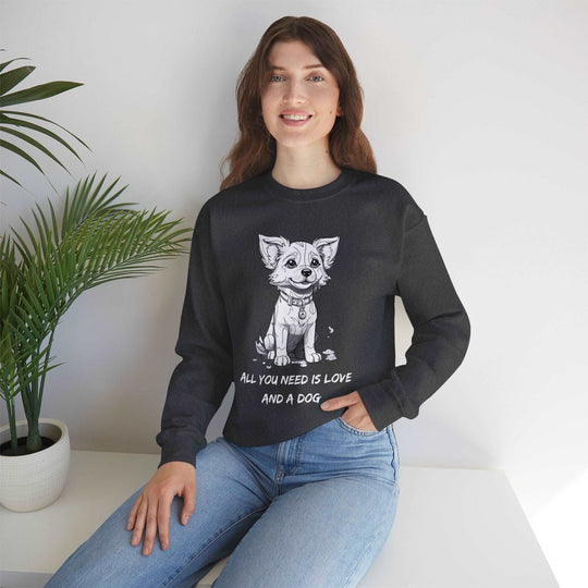 All You Need Is Love And A Dog Adorable Doggo Sweatshirt