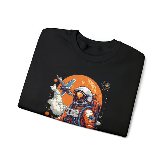 Retro Astronaut Unisex Sweatshirt - Wave Fusions