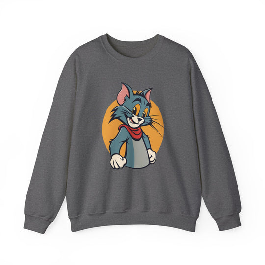 Tom Cat Grin Sweatshirt -  Joyful Jumper