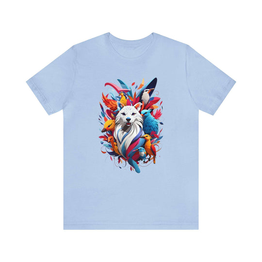 Dog and Phoenix Jersey Short Sleeve Tee