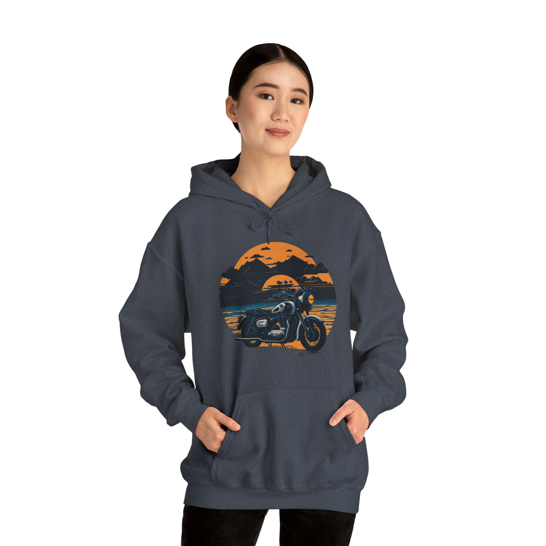 Vintage Bike Unisex Heavy Blend™ Hooded Sweatshirt