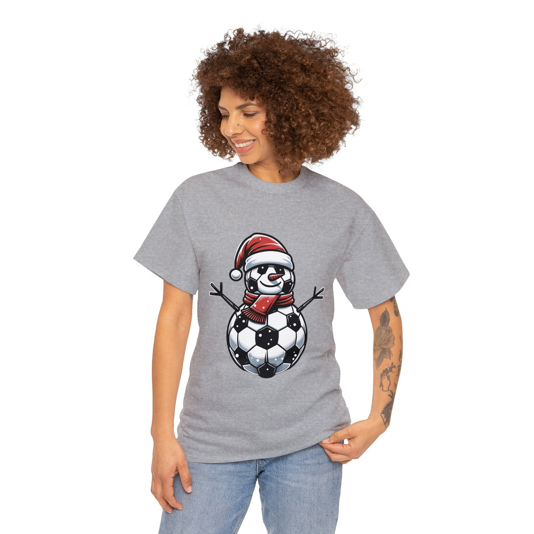 Football Santa Unisex T Shirt - Wave Fusions