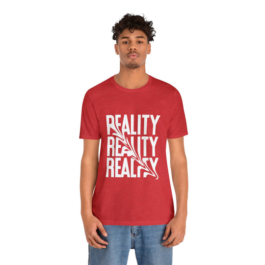 Reality Unisex Jersey Short Sleeve Tee - Wave Fusions