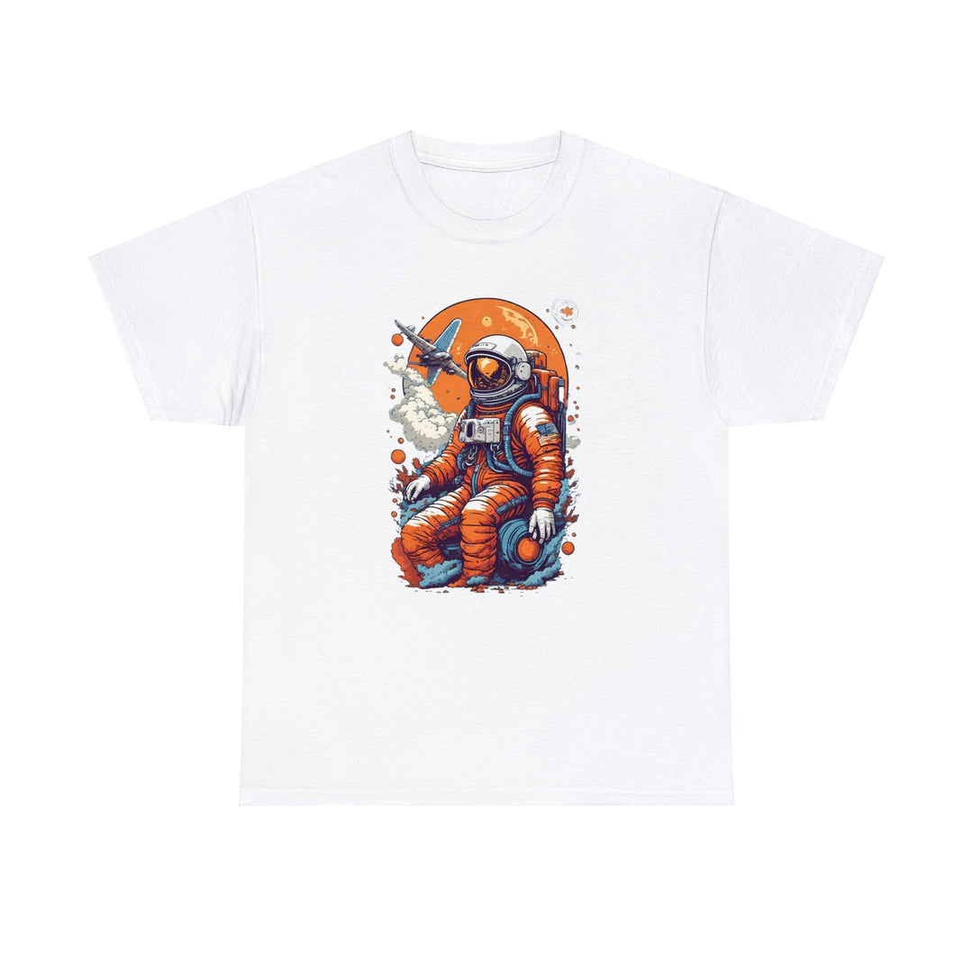 Retro Astronaut Unisex T Shirt - Wave Fusions