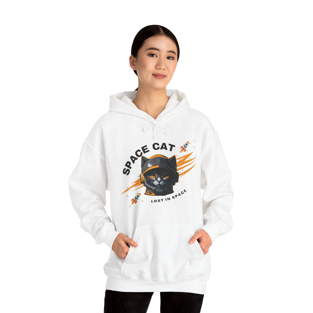 Space Cat Astronaut Hoodie - Lost In Space