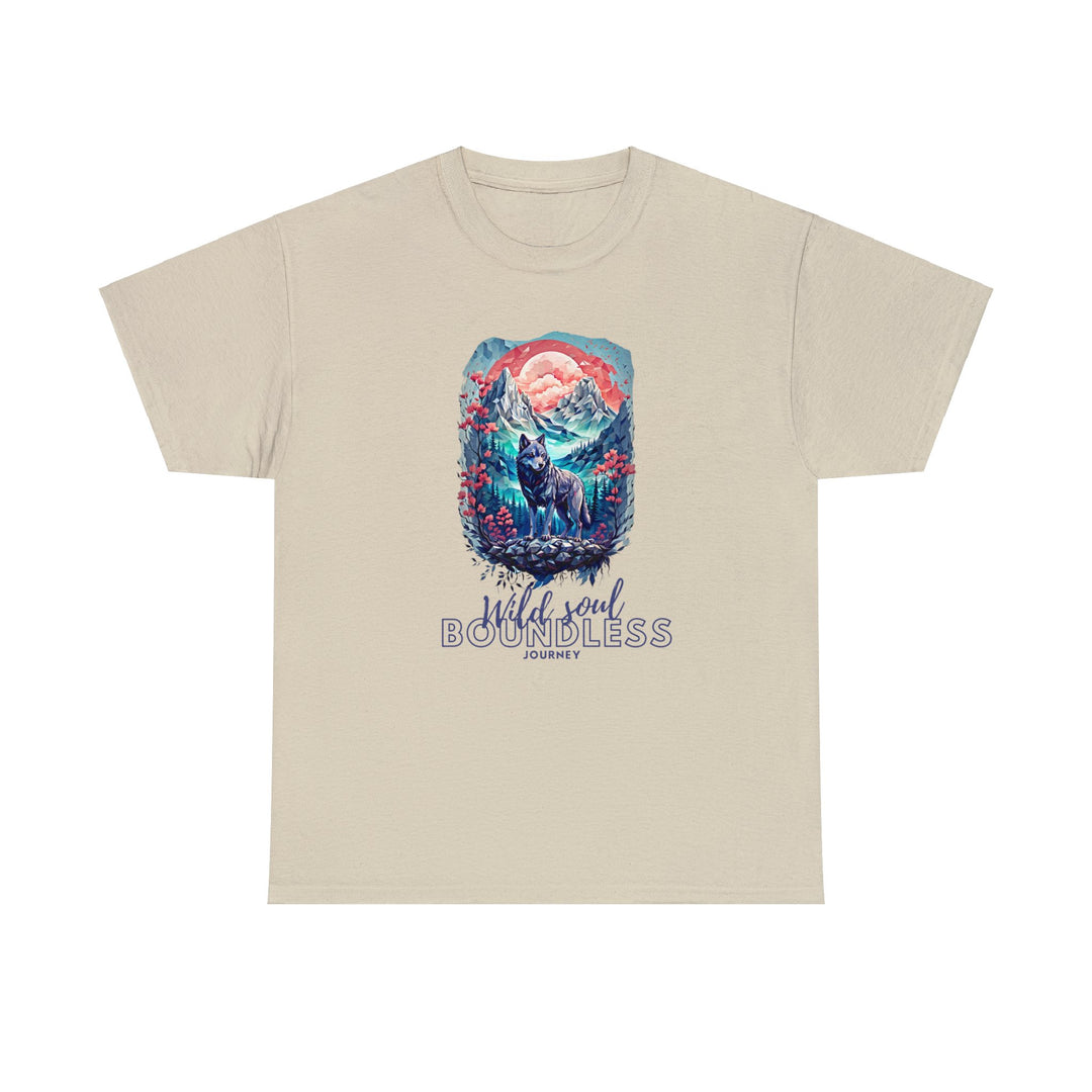 Wild Soul Endless Journey T-Shirt - Mountain Wolf Spirit