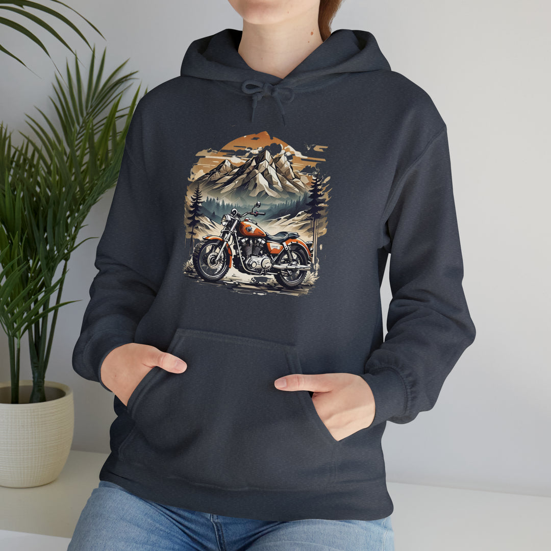 Highland Motorbike Unisex Hoodie - Wave Fusions