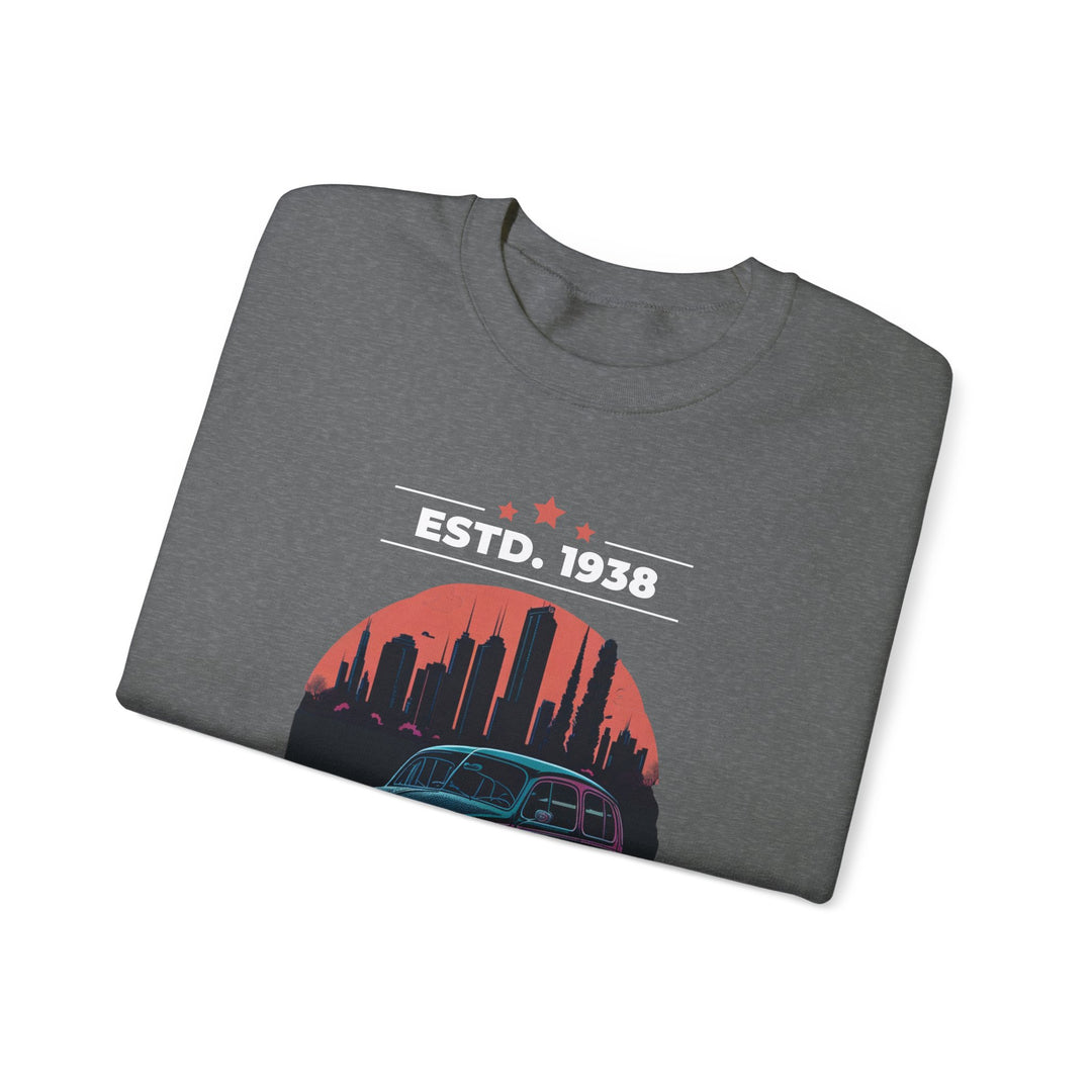 ESTD 1938 Vintage Beetle Sweatshirt - Vintage City Fashion