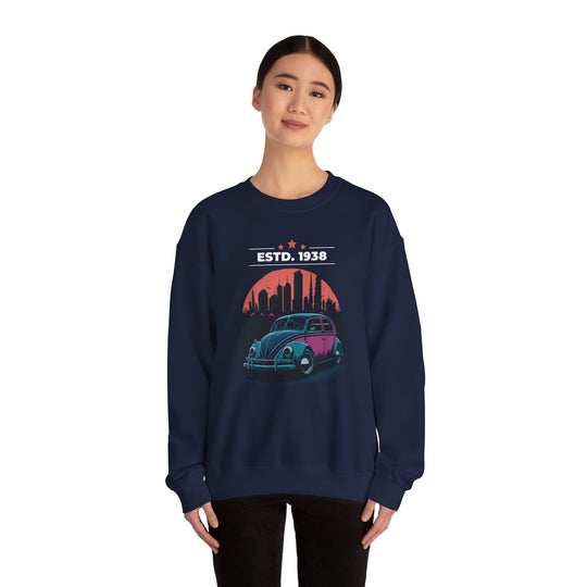 ESTD 1938 Vintage Beetle Sweatshirt - Vintage City Fashion