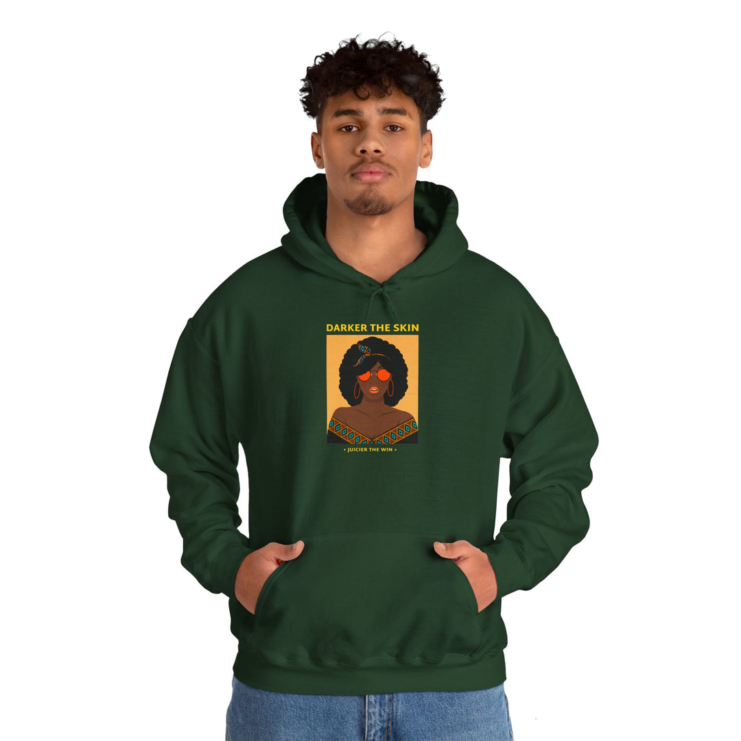 Darker the Skin Graphic Art Hoodie