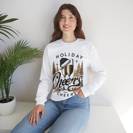 Holiday Cheers Unisex Sweatshirt - Wave Fusions