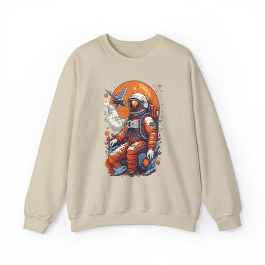 Retro Astronaut Unisex Sweatshirt - Wave Fusions