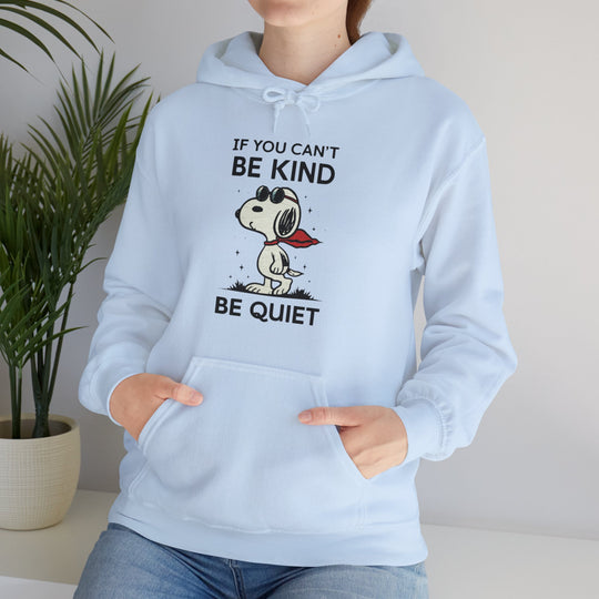 Silent Wisdom Dog Hoodie - If You Can't Be Kind Be Quiet