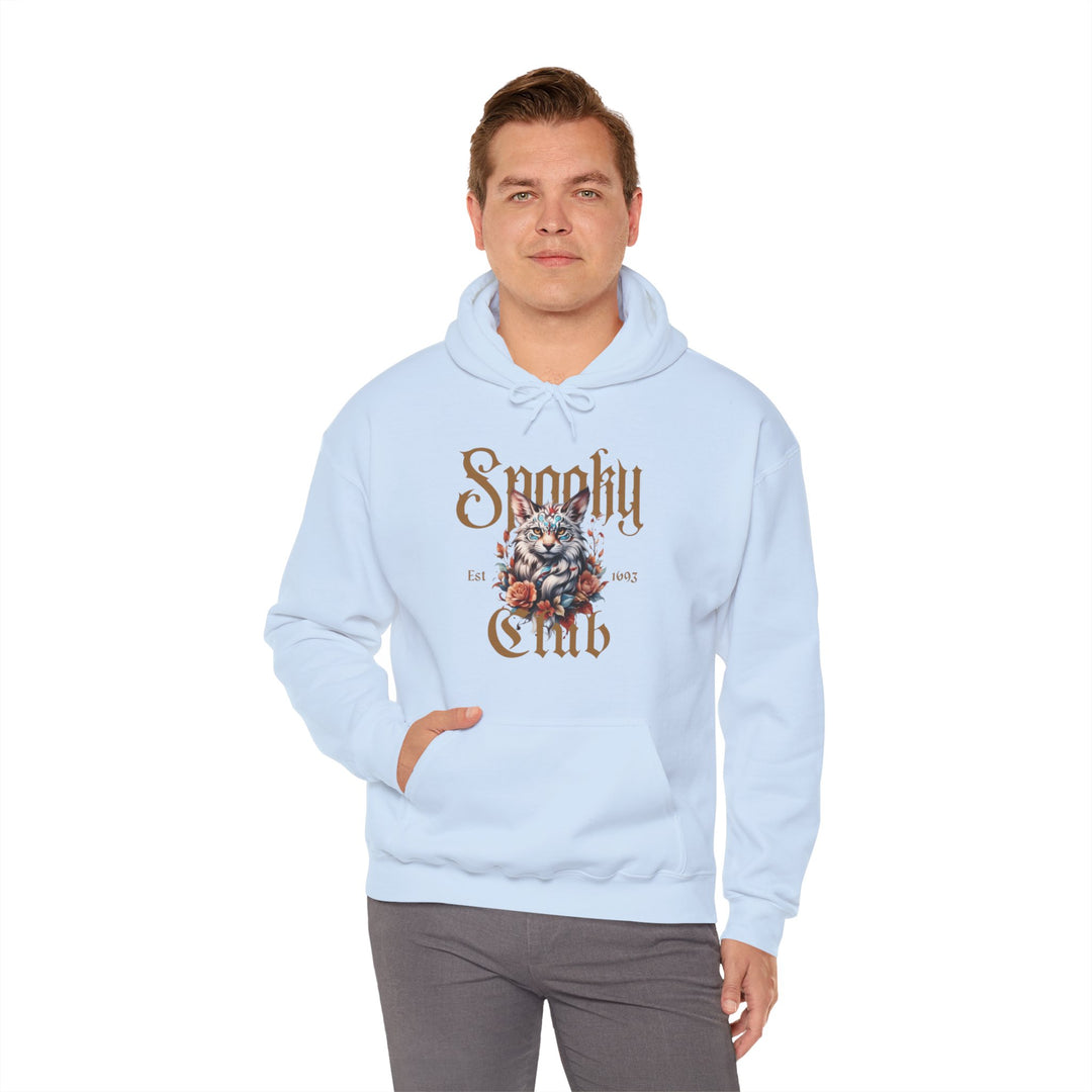 Spooky Club Floral Feline Cat Hoodie - Spooky Club Charm