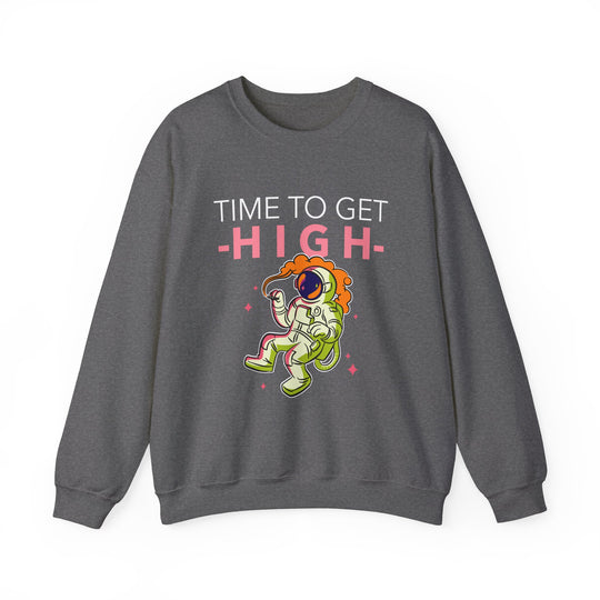 Time To Get High Unisex Sweatshirt - Wave Fusions