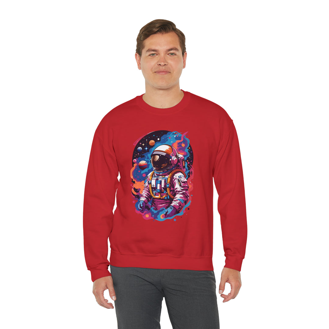 Cosmic Voyager Astronaut Unisex Sweatshirt - Wave Fusions